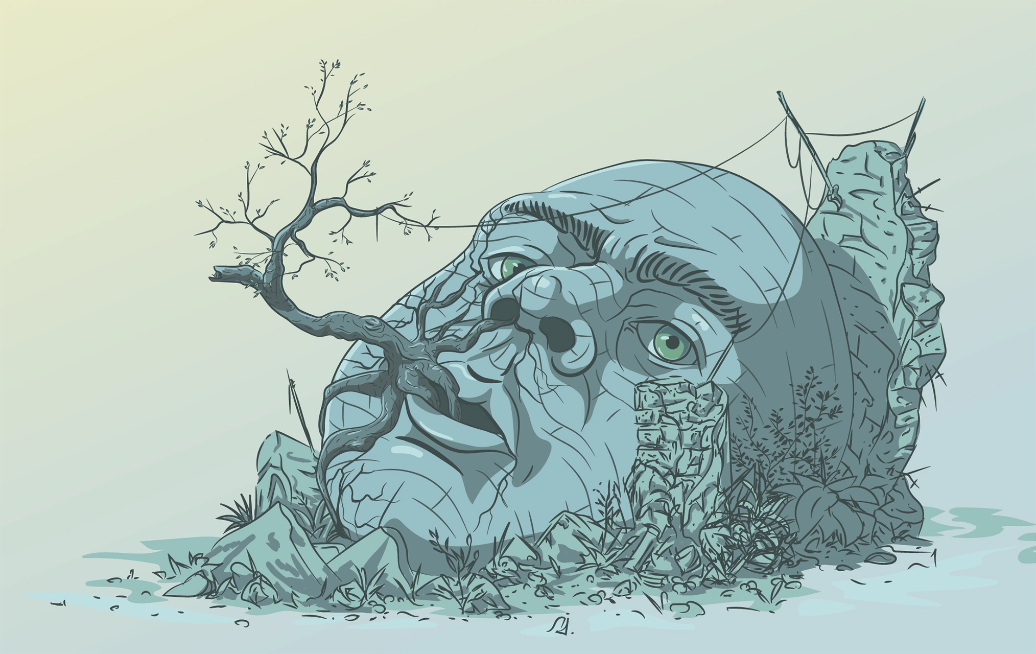 album cover of head on debris